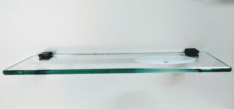 Prateleira com Saboneteira  Aluminium Black Ref. 921